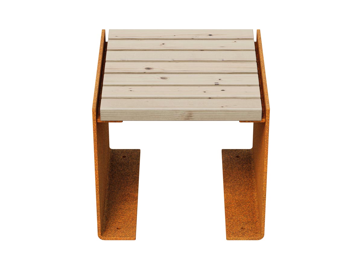 Banc Flanco2 1 Corten B - cortena.fr