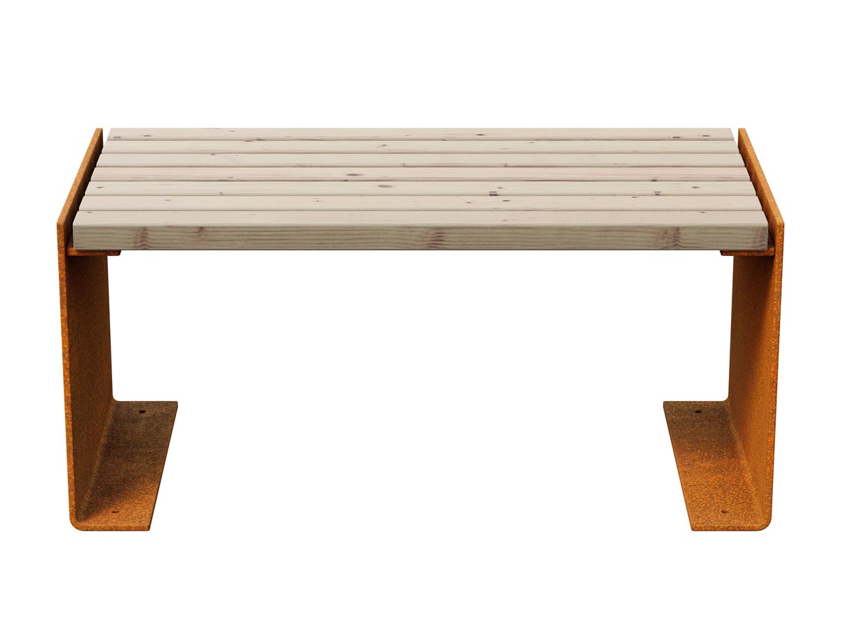 Banc Flanco2 2 Corten B - cortena.fr