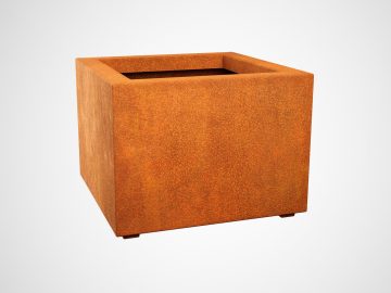 Corten Metal Plant Pot Garden Bajo5 A - cortena.fr