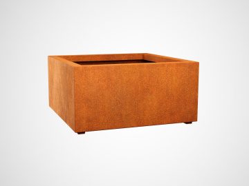 Corten Metal Plant Pot Garden Bajo6 A - cortena.fr