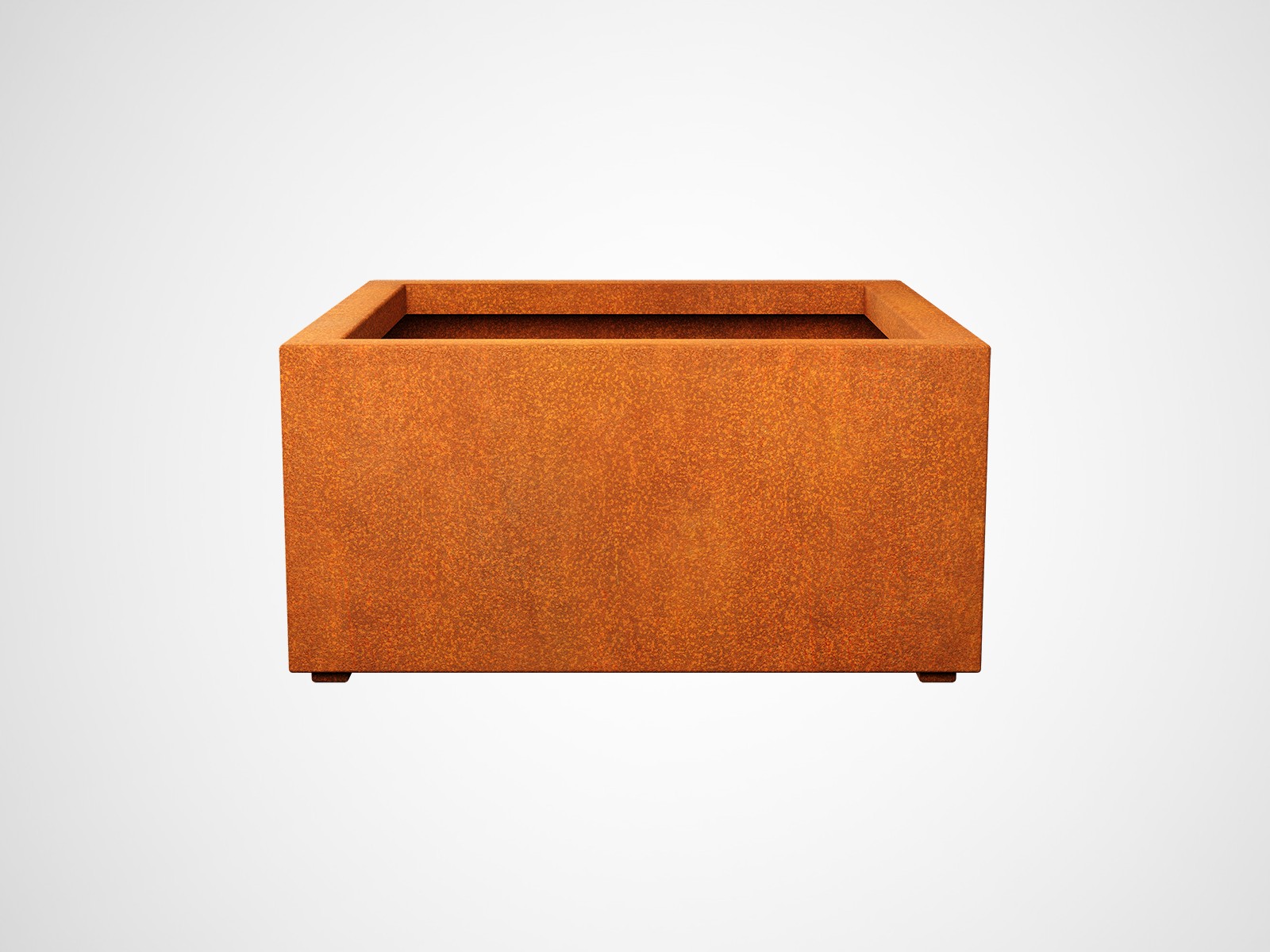 Corten Metal Plant Pot Garden Bajo6 B - cortena.fr