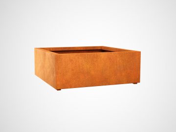 Corten Metal Plant Pot Garden Bajo7 A - cortena.fr