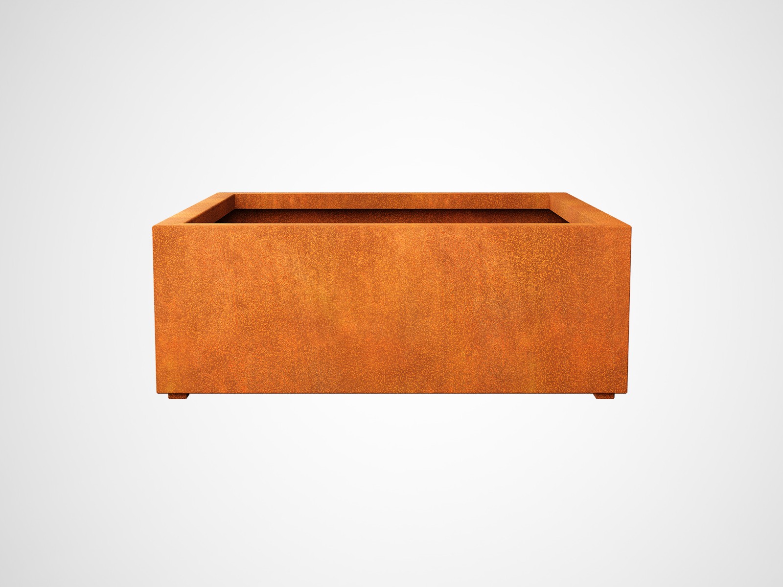 Corten Metal Plant Pot Garden Bajo7 B - cortena.fr