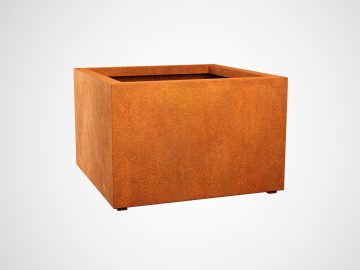 Corten Metal Plante Pot Garden Bajo8 A - cortena.fr