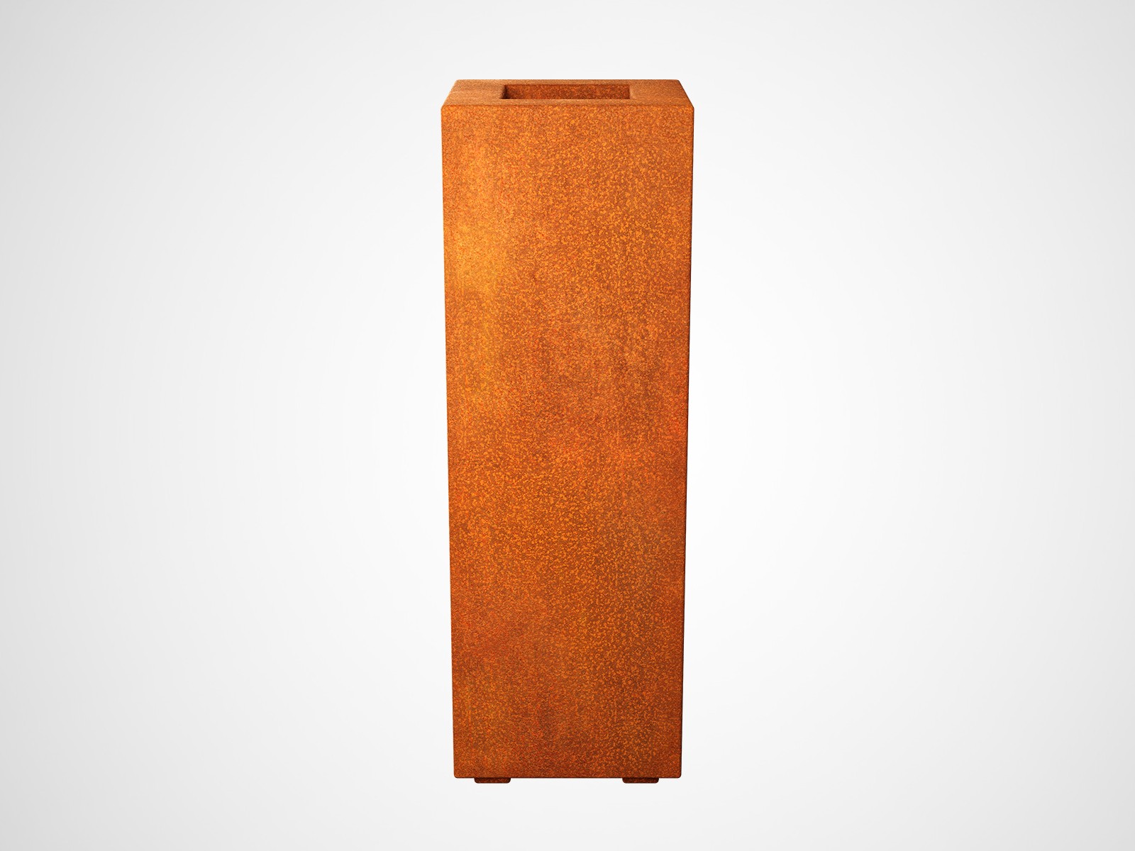 Corten Metal Pot De Jardin Alto1 B - cortena.fr