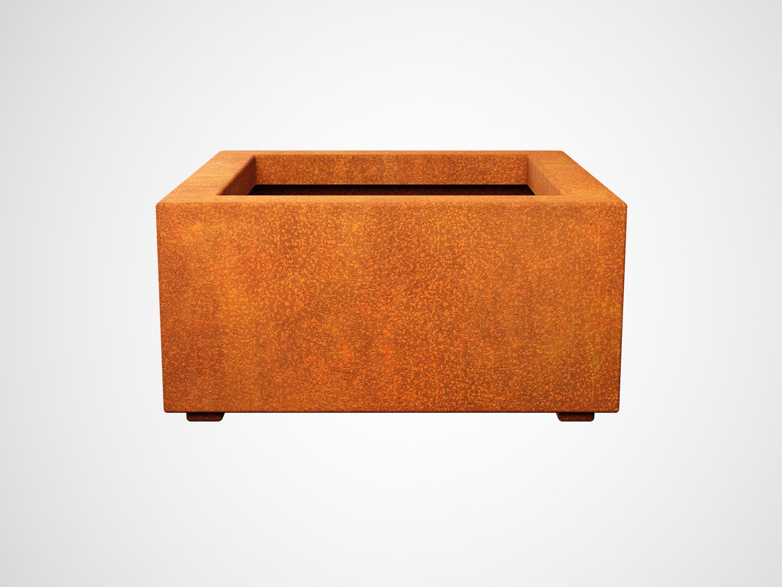 Plante Pot Corten Metal Jardin Bajo2 B - cortena.fr