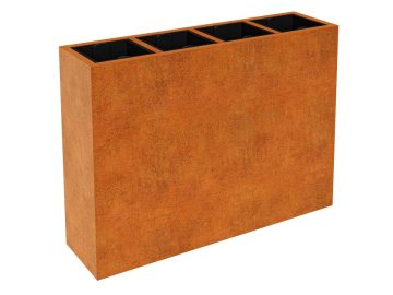 Pot Avec Encart Depo 16 Corten A - cortena.fr