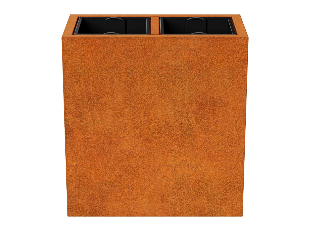 Pot Avec Insert Depo 7 Corten B - cortena.fr