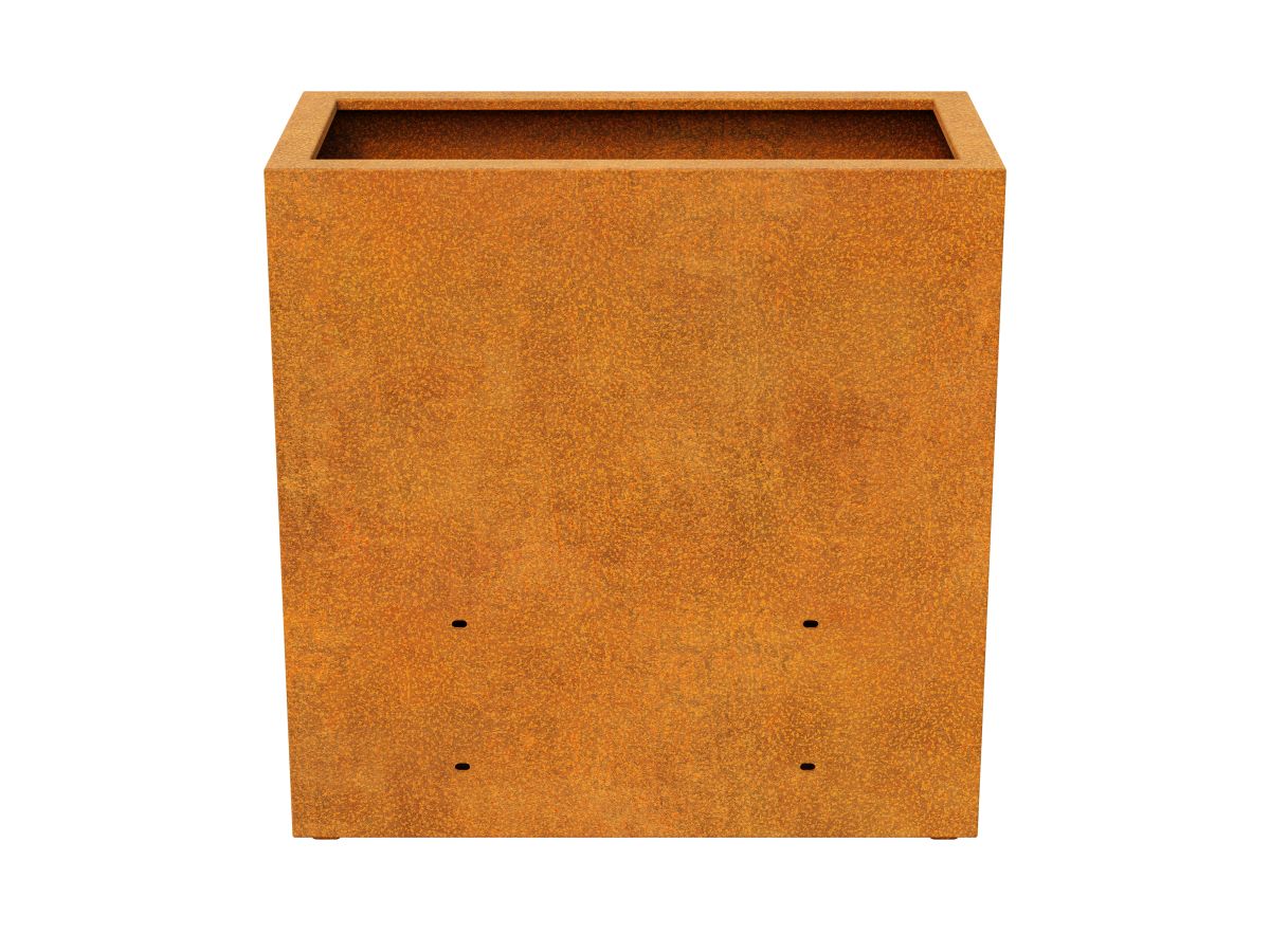 Pot De Fleurs Modulus Metal Estar 3 Corten B - cortena.fr