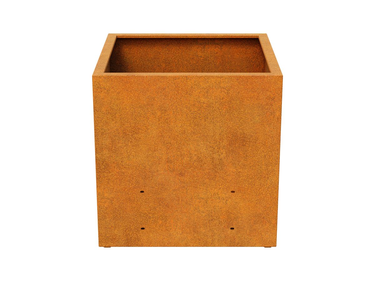 Pot De Fleurs Modulus Metal Estar 4 Corten B - cortena.fr