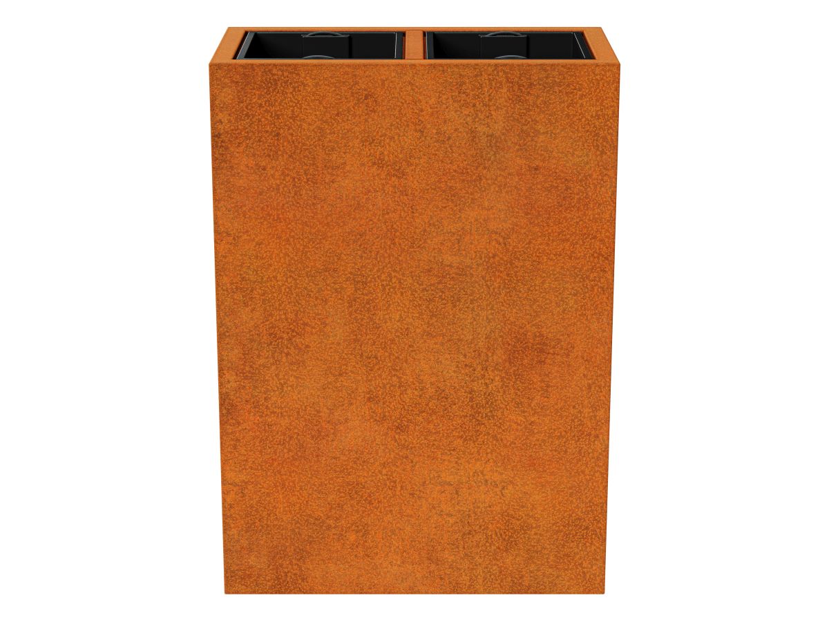 Pot With Insert Depo 8 Corten B - cortena.fr