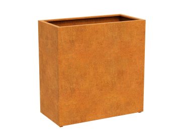 Systeme Pot Valla Cloture Metal 1 Corten A - cortena.fr