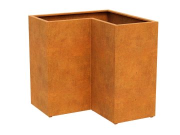 Systeme Pot Valla Cloture Metal 2 Corten A - cortena.fr